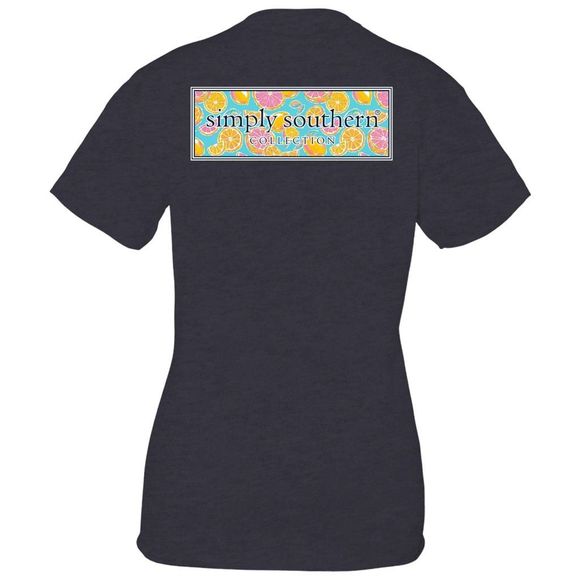 Simply Southern Preppy Classic Zest Colorful Fruit Logo Short Sleeve Tee - XXL - Picture 2 of 4